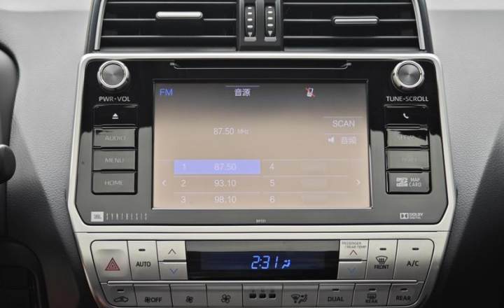 丰田 普拉多 2018款 3.5L 自动TX-L NAVI后挂备胎