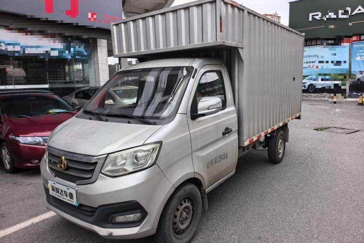 长安跨越 跨越王X3 1.6L舒适型CNG单排单后轮厢式运输车3285mm货箱DAM16KRC